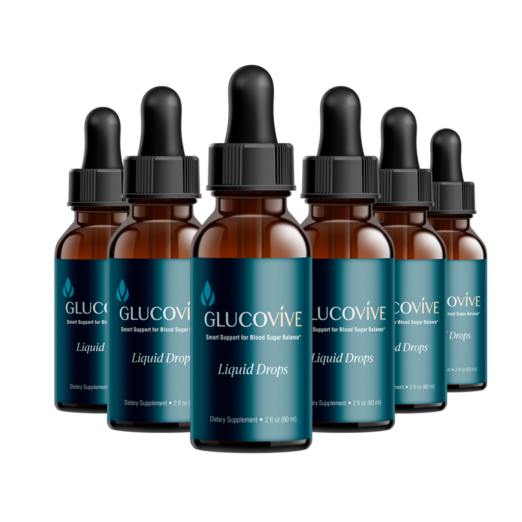GlucoVive 6 bottle package